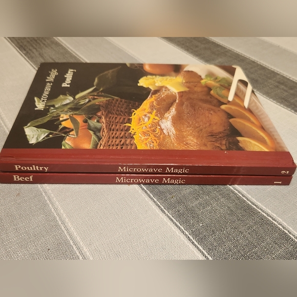 2 Microwave Cookbooks - Poultry & Beef - Vintage 1987 - Hardcover - Picture 13 of 13
